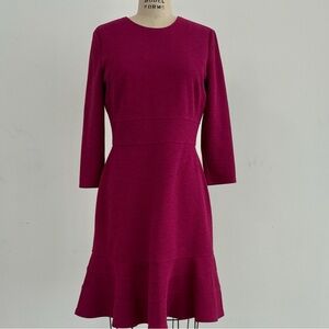 Maggy London Plum Long Sleeve Dress